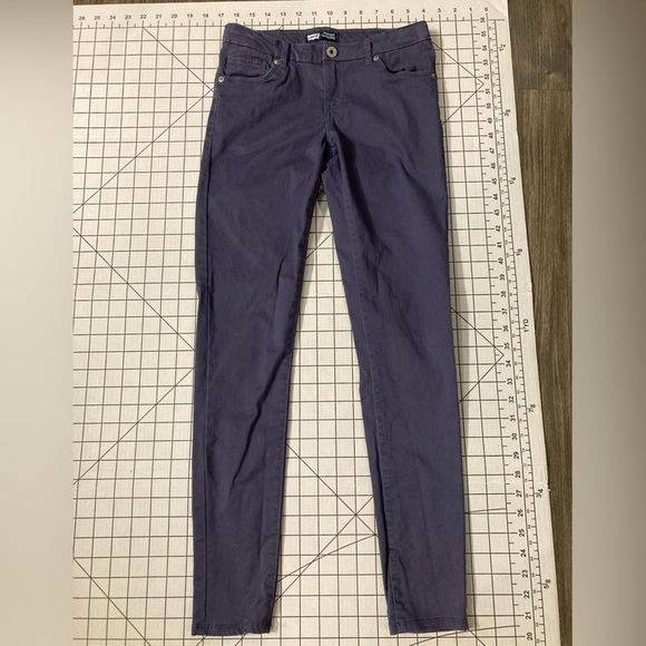 Levi’s Girl’s Size 14 Regular Purple Sateen Leggings - Picture 1 of 7